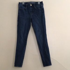 American Eagle dark wash skinny jeans